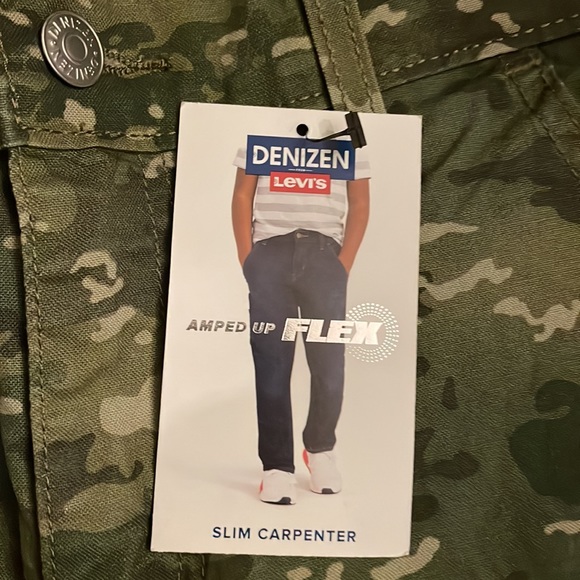 Levi’s Denizen slim carpenter camo pants size 14 regular NWT - Picture 2 of 9